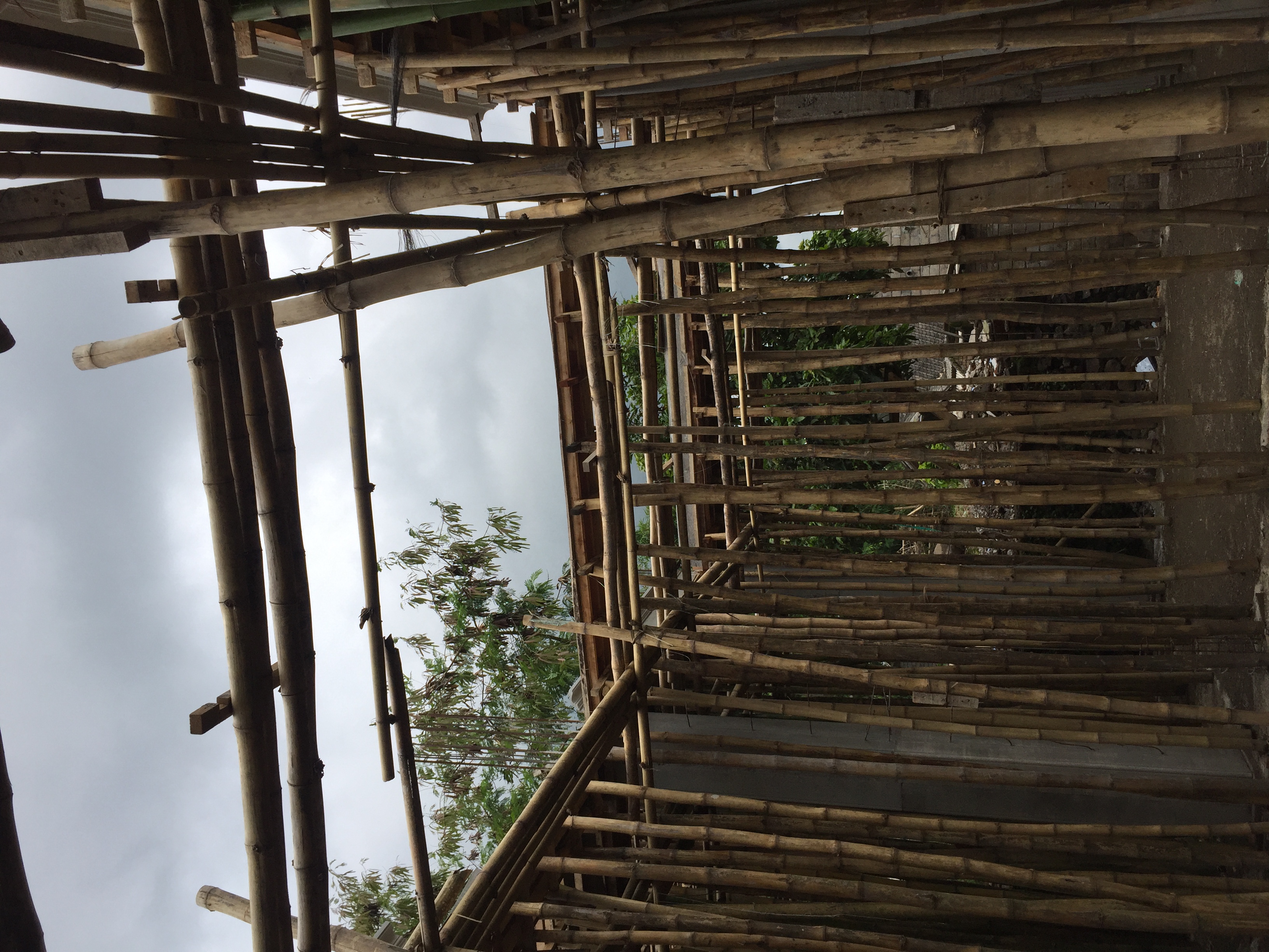 proses pembangunan masjid Nurul Islam Kamput