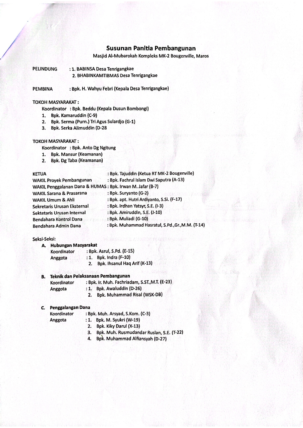SK PEMBANGUNAN
