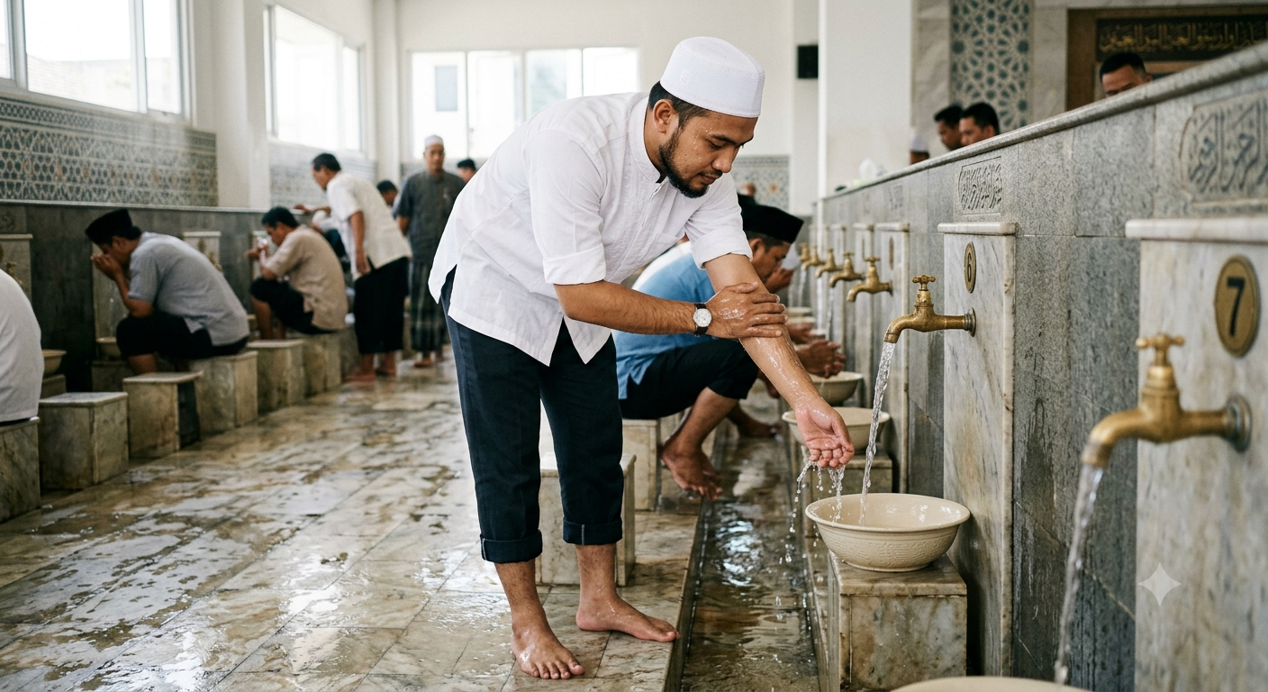 Cara Wudhu Lengkap dengan Niat, Doa, dan Sunahnya