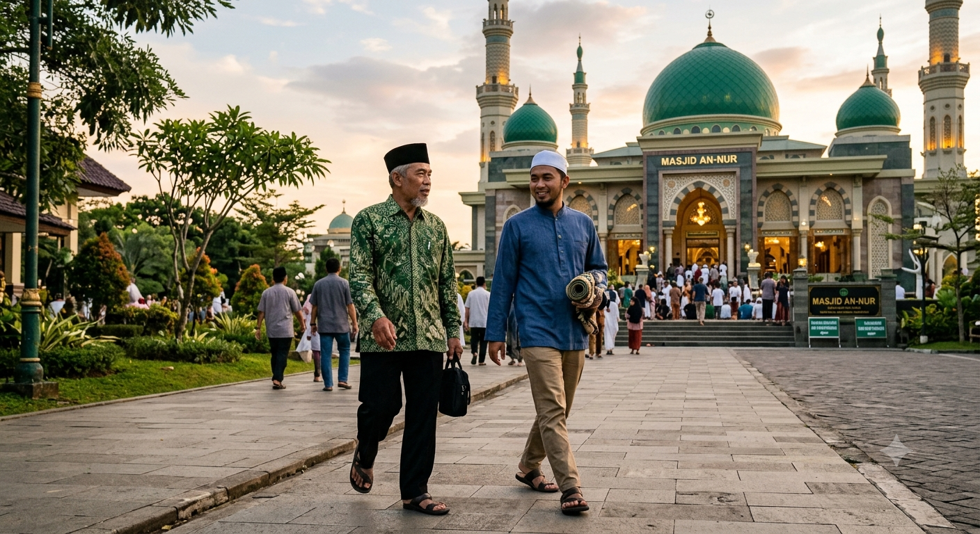 Setiap Langkah Kaki Ke Masjid Dinilai Sedekah